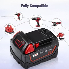 1/10Pack For Milwaukee for M18 Lithium 8 Ah Extended Capacity Battery 48-11-1860