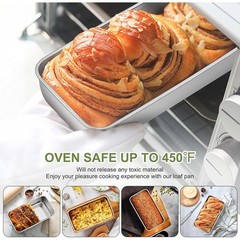 Stainless Steel Loaf Pan Durable Oven Safe Baking Dish Dishwasher Safe New
