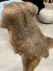 Real Tibetan Sheepskin Rug | Luxurious Natural Fur Accent for Any Room Accent