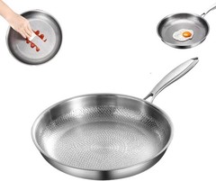 NEW Titanium Hammered Pan 2025 Multifunctional Ultra-Durable Non Stick Heating
