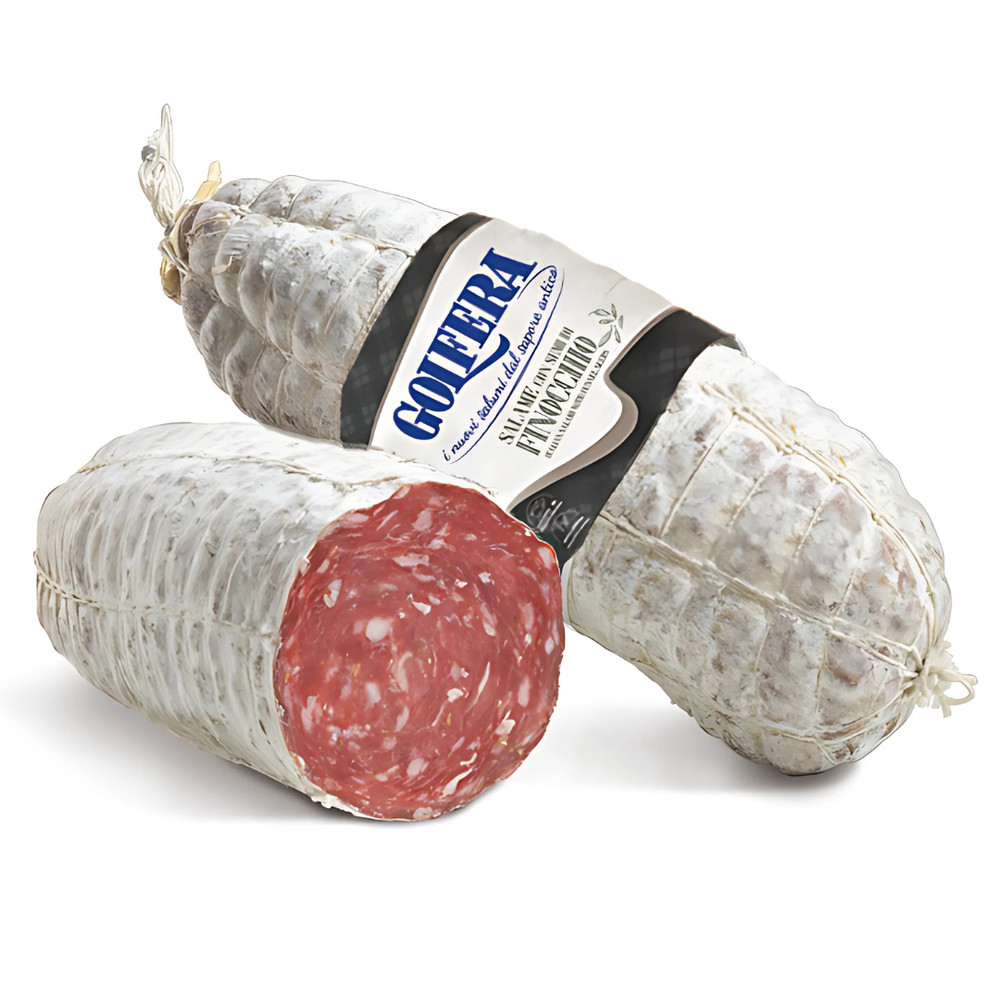 Golfera Finocchiona Tuscan Fennel Salami 6lb (2.7kg) Dry-Cured Italian Pork