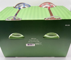 8.11oz 4pc Polka Dot Acrylic Coupe Drinkware Set *NEW* kate spade x target