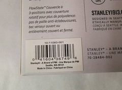 NEW Stanley The Flowstate Quencher H2.0 Tumbler Lid *LOT OF 6 Lids & STRAWS NIB