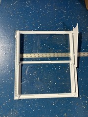 GE FRENCH DOOR REFRIGERATOR GLASS INTERIOR SHELF MODULE GFE26 294D1409P001