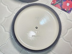 Le Creuset Matte Mineral Blue 20cm 2.75qt Dutch Oven Classic CHIPPED Shiny Mint