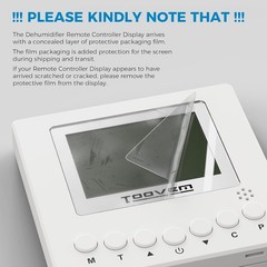TOOVEM Dehumidifier Remote Control for Digital Humidity & TEMP fit muti-model