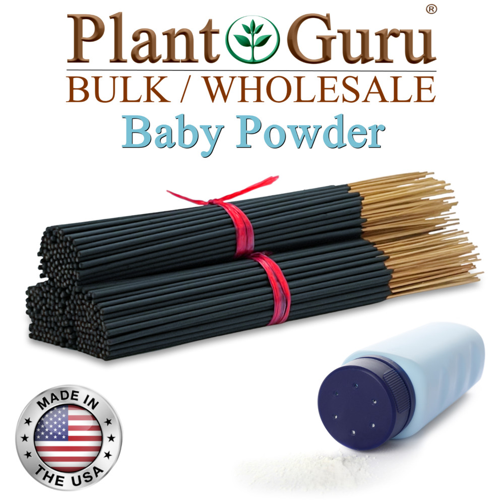 BABY POWDER Incense Sticks 11″ Bulk Pack Wholesale Hand Dipped Lot