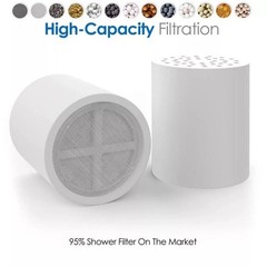 4 Pack 20 Stage Shower Filter Replacement Cartridge Shower Filter for Hard Water