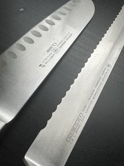 x2 Wusthof Classic 4149 8″ Bread / 4183 17cm Chef Knife Germany