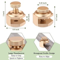 4 Pack Stair/Square Gauge Set for Framing Square, Stair Stringer Layout Tool for