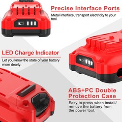 2PACK 20Volt For Craftsman V20 8.0Ah Li-ion Battery CMCB204 CMCB202 /Charger