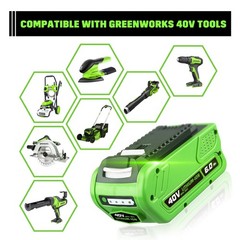 New 40V 6.0Ah For Greenworks 40Volt G-MAX Li-ion Battery 29472 29462 29252 20202