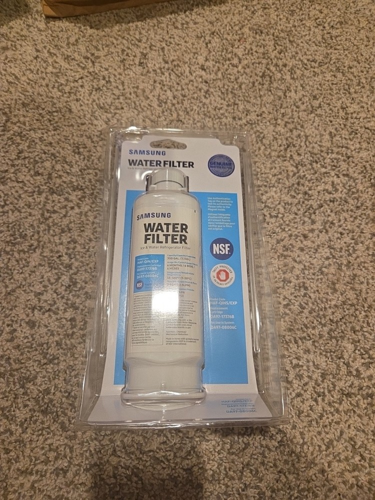 Samsung HAF-QINS/EXP Refrigerator Water Filter – White New Sealed