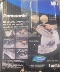Panasonic NI-WL600 Cordless Steam/Dry Iron Silver