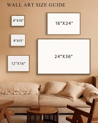 Classic 24×36 Framed Canvas Art – Waterproof Vintage Field Decor for any Room