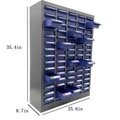 75 Drawers Parts Cabinet Nut Tool Storage Cabinet without Door Storage Box