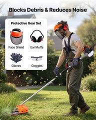 VEVOR 6-in-1 Gas Hedge Trimmer 2 Cycle 26cc Gas Powered Handheld Hedge Trimmer