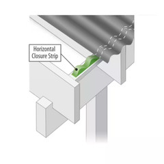 24 In. Horizontal Plastic Roof Closure Strips (6-Pack) | (NEW) (FREE SHIPPING)