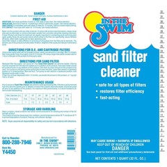 In The Swim Liquid Sand Filter Cleaner – 1 Quart – Fast-Acting Concentrated