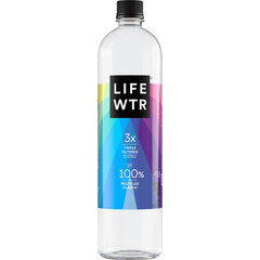LIFEWTR Purified Drinking Water, 1 Liter, 6 Pack Plastic Bottles. FREE SHIPPING