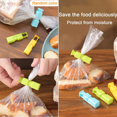10PCS Bread Bag Clips Reusable Tie Storage Sealing Snack Fridge Freezer Fresh US
