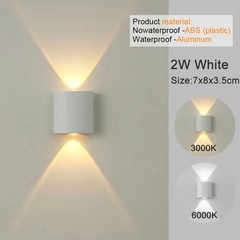 LED Wall Sconces Modern Up Down Wall Light Indoor Outdoor Hallway Bedroom Lamp