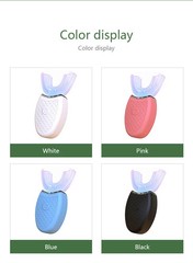 360° Sonic Electric U-Type Toothbrush | Automatic Waterproof Silicon Oral Care
