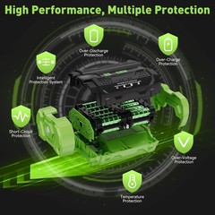 Upgraded 10Ah 7.5 Lithium-ion Battery For EGO 56V 56 Volt BA5600T BA4200 BA2800