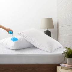 4 Pack of Pillow Protectors With Zipper Queen Size Effective Dust Protector