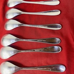 Pfaltzgraff Stainless 18/8 SONYA Oval Tea Spoons Glossy Flatware 6.75in