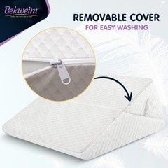 Wedge Pillow for Sleep Apnea, 12 Inch Adjustable Height Bed Wedge Pillow for …