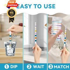 Heavy Metals Water Test Strips (8 Tests) – 100ct Home Testing Kit for…