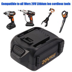 2pack For WORX 20V MAX Extend Lithium Battery 20 Volt WA3520 WA3525 WA3575 WG155