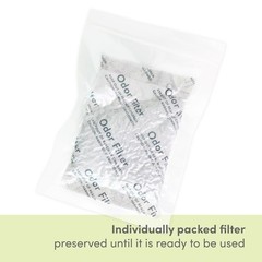 Activated Carbon Filters 9 Pack Odor Control Coconut Shell Charcoal Trash Can US