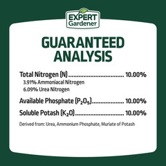Expert Gardener All Purpose Plant Fertilizer, 10-10-10 Fertilizer, 40 Lb.