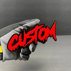 Custom 3D Laser Cut Acrylic Emblem Car Badge Multicolor Personalized Name-Logo!