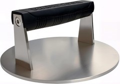 Stainless Steel Burger Smasher 3.25 LB – 8 Inch Steak Weight Smash Burgers Bacon