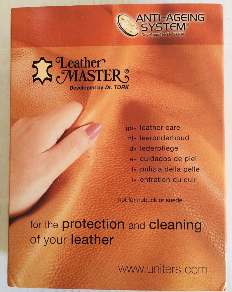 Leather Master Anti-Aging System Protect & Clean Leather Kit **READ**