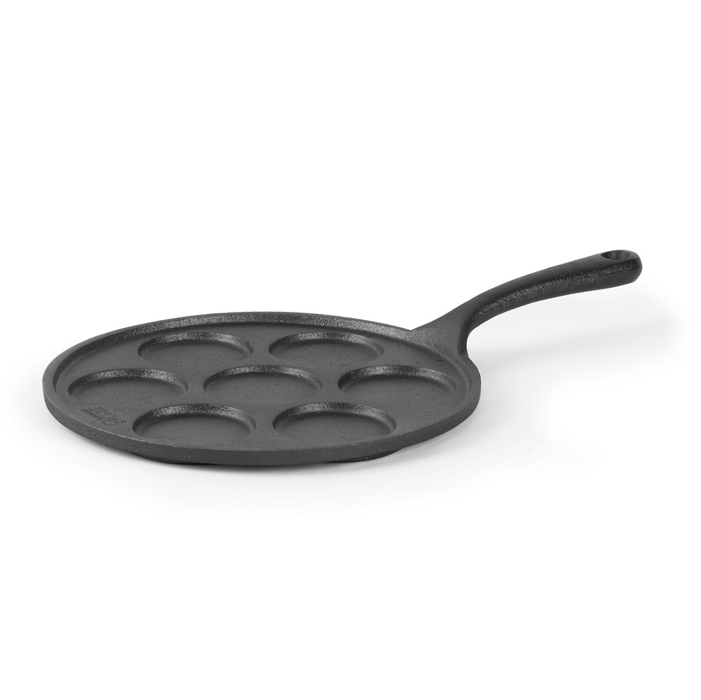 Cast Iron Silver Dollar Pancake Pan Griddle Makes 7 Mini Pancakes Easy Clean