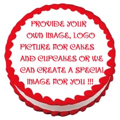 CUSTOM YOUR IMAGE PHOTO Edible cake topper decoration
