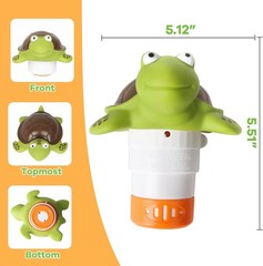 Mini Floating Chlorine Dispenser Holder Fits 1 Inch Chemical Tablets ONLY,Pool