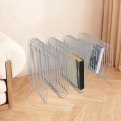 Modern Silver Side Table, Iron Silver Side Table, M-shaped Side Table Decoration