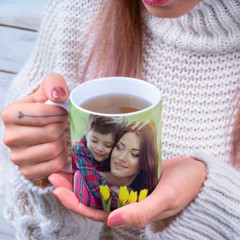 Personalized mug with text photo name logo personalized gift funny coffee mug 14