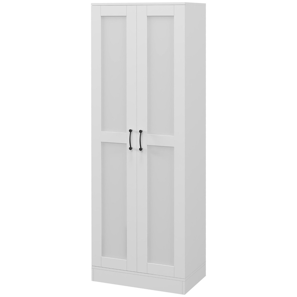 HOMCOM Pantry Storage Cabinet w/ Shelves, Refurbished