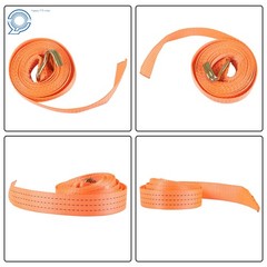 1.5″ x 15′ 4000-lbs Ratchet Straps J Hook Heavy Duty Tie Downs 10 Pack Orange