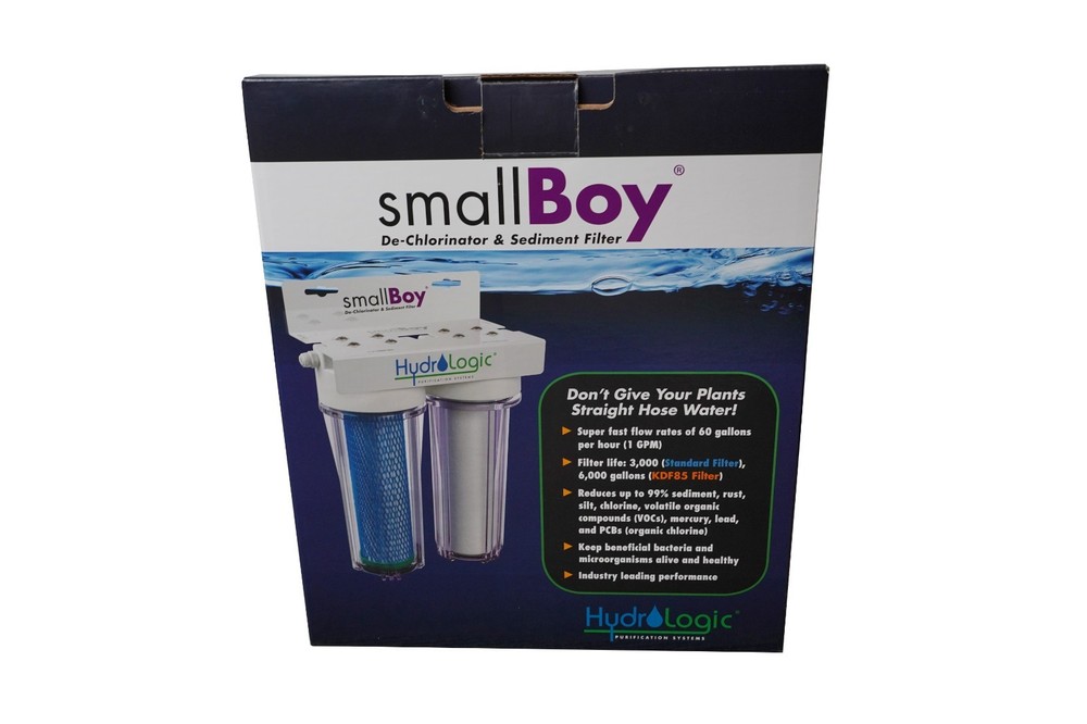 NEW Hydro-Logic Small Boy De-Chlorinator with KDF85 Catalytic Carbon Filter