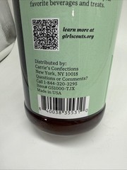 Girl Scouts Thin Mints™ Sugar-Free Syrup | Large 1 Liter Bottle