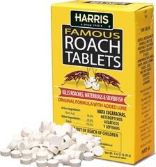 Harris Roach Tablets, Boric Acid Roach and Insects Killer with Lure, Alternative