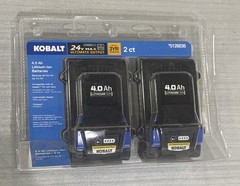 Kobalt 24V MAX Ultimate Output 4.0 Ah Battery 2 Pack #5126030 NEW Sealed