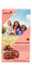Girl Scouts 8oz EXPLOREMORES Rocky Road Ice Cream Inspired Cookies * BB 9/2026 *